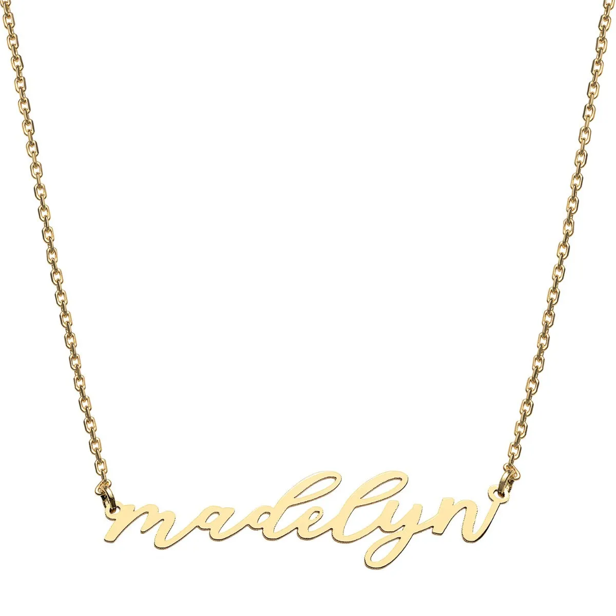 Stainless Steel Handwritten Lowercase Script Name Necklace sold by Limoges Jewelry product image thumbnail 4