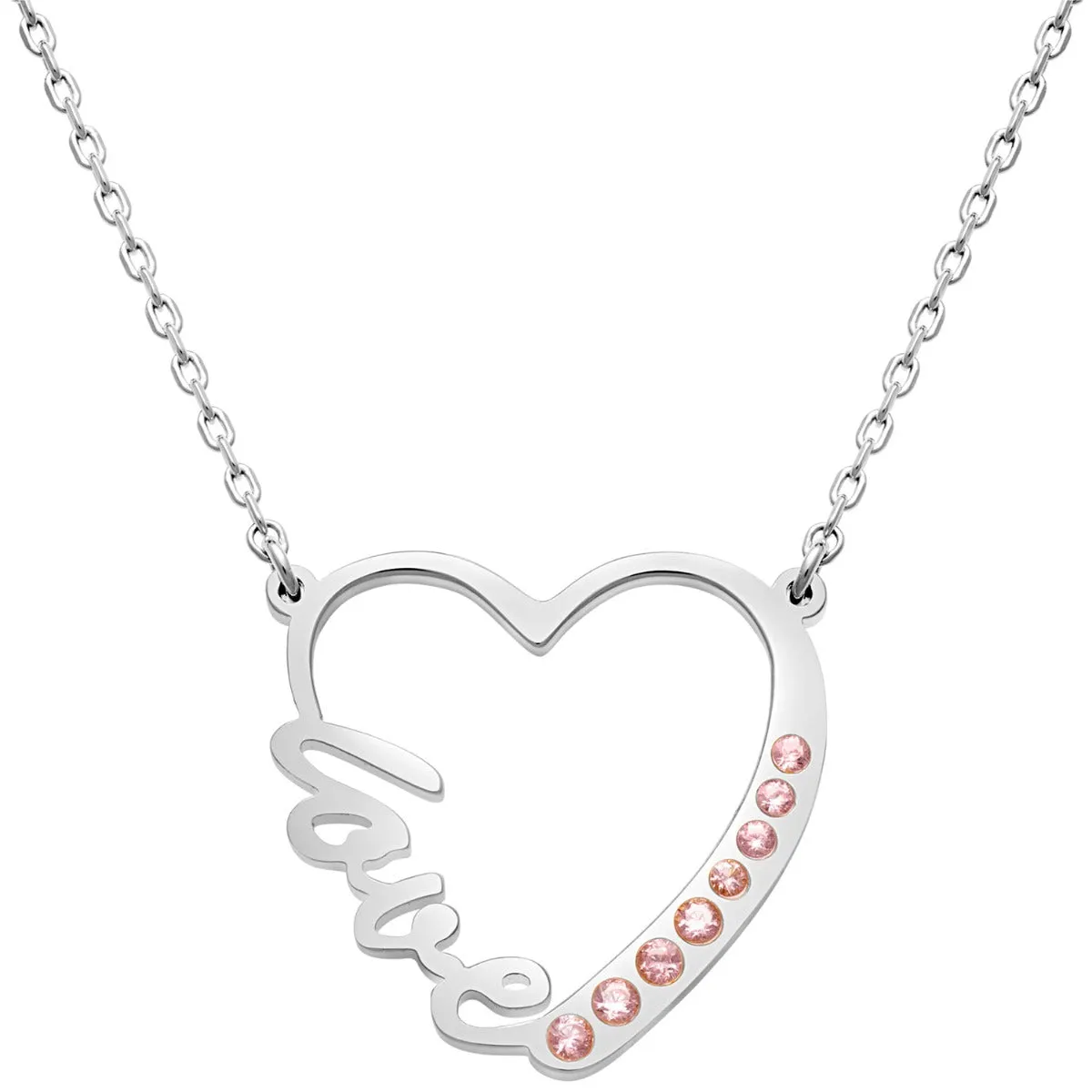 Love In My Heart Birthstone Necklace sold by Limoges Jewelry product image thumbnail 3