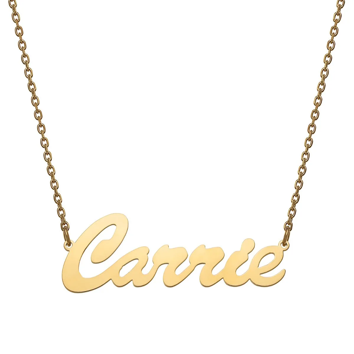 Stainless Steel Hollywood Script Name Necklace sold by Limoges Jewelry product image thumbnail 4