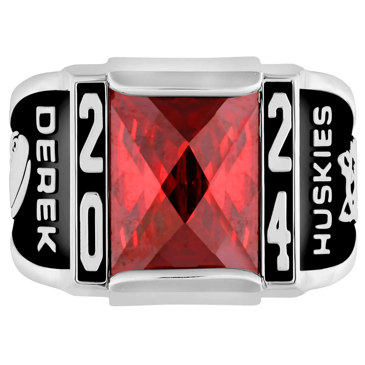Men's CELEBRIUM Traditional Deco Class Ring sold by Limoges Jewelry product image thumbnail 2