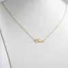 14K Gold over Sterling Petite Script Name Necklace sold by Limoges Jewelry
