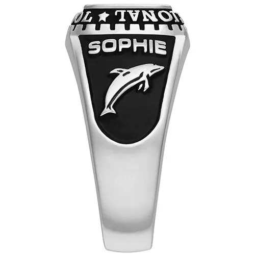 Women's CELEBRIUM Traditional Class Ring sold by Limoges Jewelry product image thumbnail 4