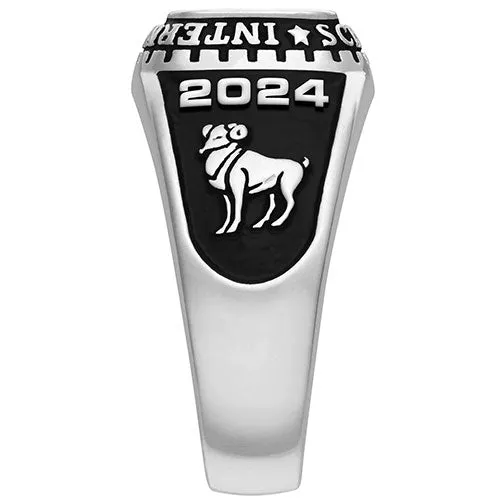 Women's CELEBRIUM Traditional Class Ring sold by Limoges Jewelry product image thumbnail 3