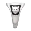 Men's Sterling Silver Signet Oval Class Ring sold by Limoges Jewelry