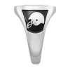 Men's Sterling Silver Signet Oval Class Ring sold by Limoges Jewelry