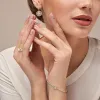 Goldtone CZ Dangle Earrings, Ring, and Cuff Bracelet Set sold by Limoges Jewelry