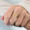 14K Gold Plated Frozen Mariner Chain Name Ring sold by Limoges Jewelry
