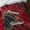 Sterling Silver Hollywood Script Name Pendant with Free Mini Stocking sold by Limoges Jewelry