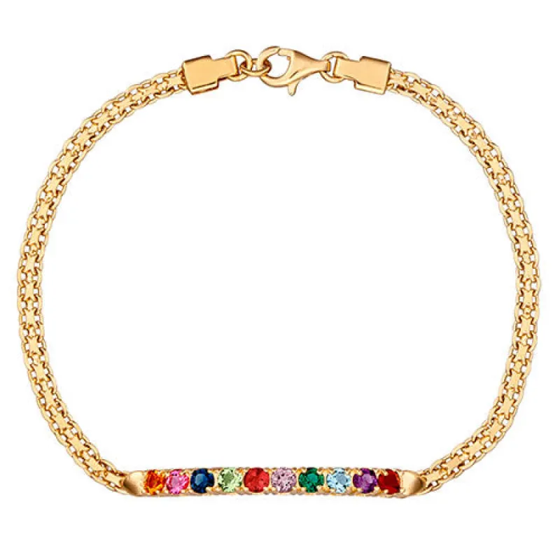 Mother's Birthstone Bracelet sold by Limoges Jewelry