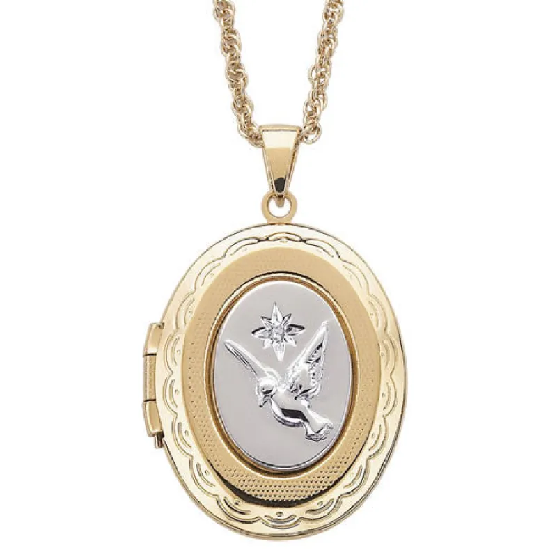Memorial Locket Necklace sold by Limoges Jewelry
