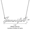 Sterling Silver Script Name Necklace sold by Limoges Jewelry