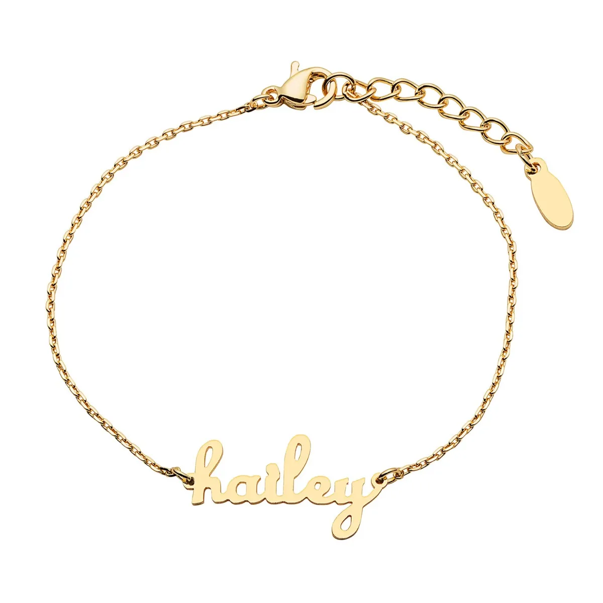 Stainless Steel Lowercase Script Name Bracelet sold by Limoges Jewelry product image thumbnail 3