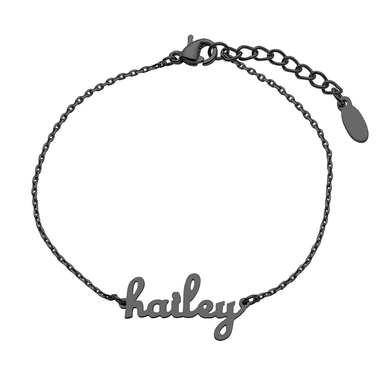Stainless Steel Lowercase Script Name Bracelet sold by Limoges Jewelry product image thumbnail 5