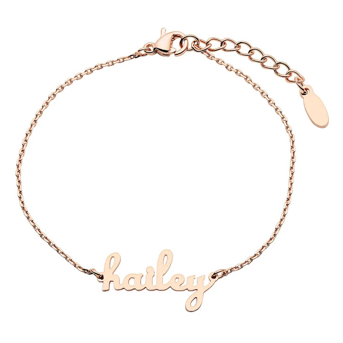 Stainless Steel Lowercase Script Name Bracelet sold by Limoges Jewelry product image thumbnail 4