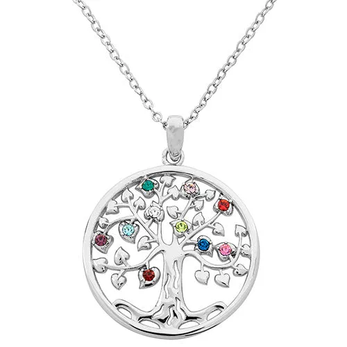 Tree of Life with Birthstone Necklace sold by Limoges Jewelry product image thumbnail 2