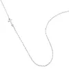 Sterling Silver Asymmetrical Initial Necklace sold by Limoges Jewelry