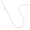 Sterling Silver Asymmetrical Initial Necklace sold by Limoges Jewelry
