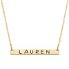 14K Gold over Sterling Mini Bar Name Necklace sold by Limoges Jewelry
