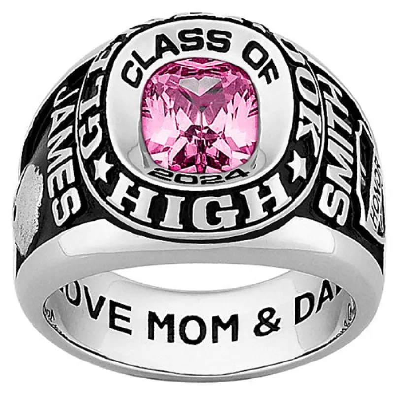 Men's CELEBRIUM Double Row Traditional Class Ring sold by Limoges Jewelry