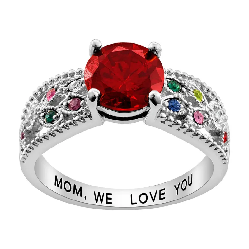 Mother's Family Birthstone Ring sold by Limoges Jewelry