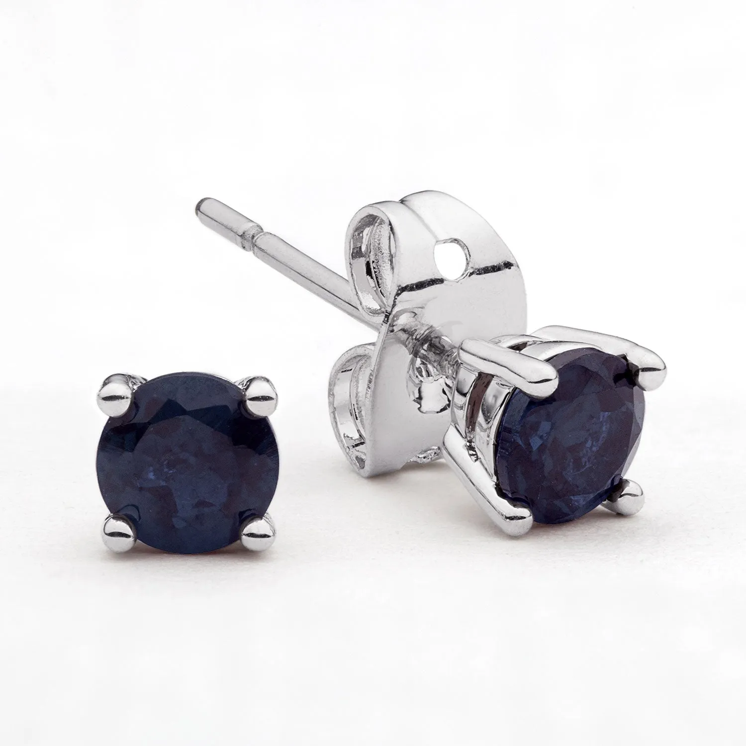 Genuine Sapphire and Diamond Accent Ring with Earrings sold by Limoges Jewelry product image thumbnail 3