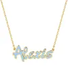 Personalized Enamel Bold Name Necklace sold by Limoges Jewelry