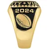 Men's 18K Gold over Sterling Large Traditional Stone Class Ring sold by Limoges Jewelry
