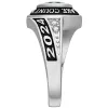 Women's CELEBRIUM Marquise Birthstone and CZ Class Ring sold by Limoges Jewelry