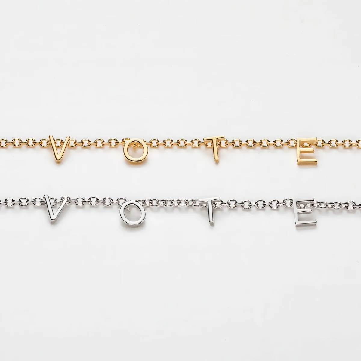 14K Gold Plated Dainty Name Choker sold by Limoges Jewelry product image thumbnail 4