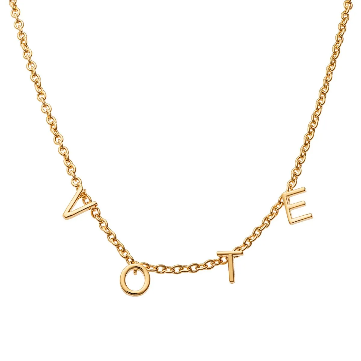 14K Gold Plated Dainty Name Choker sold by Limoges Jewelry product image thumbnail 3