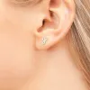 Sterling Silver Lowercase Script Name Necklace and Initial Earring Set sold by Limoges Jewelry