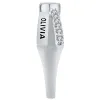 Ladies Platinum Plated Crossover Oval Birthstone Fashion Freestyle Class Ring sold by Limoges Jewelry