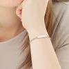 Silver Plated Engraved Bar Paper Clip Chain Bracelet sold by Limoges Jewelry