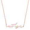 Sterling Silver Lowercase Script Name Plaque with Free Fresh Water Pearl Earrings sold by Limoges Jewelry