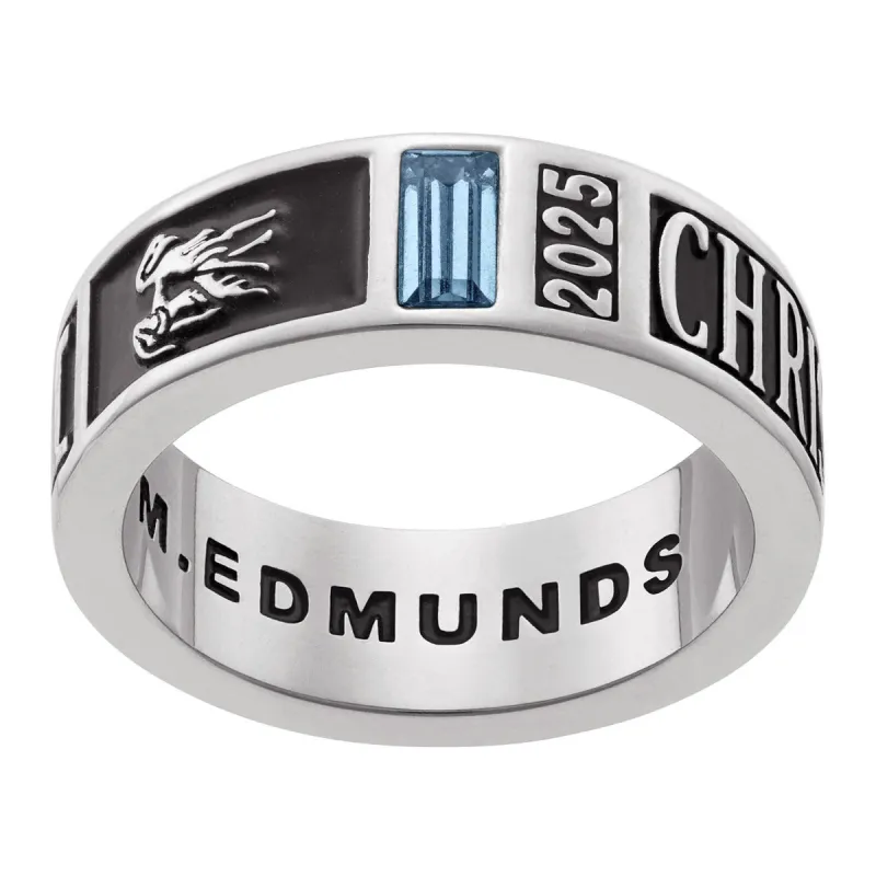 Ladies' Sterling Silver Class Ring sold by Limoges Jewelry
