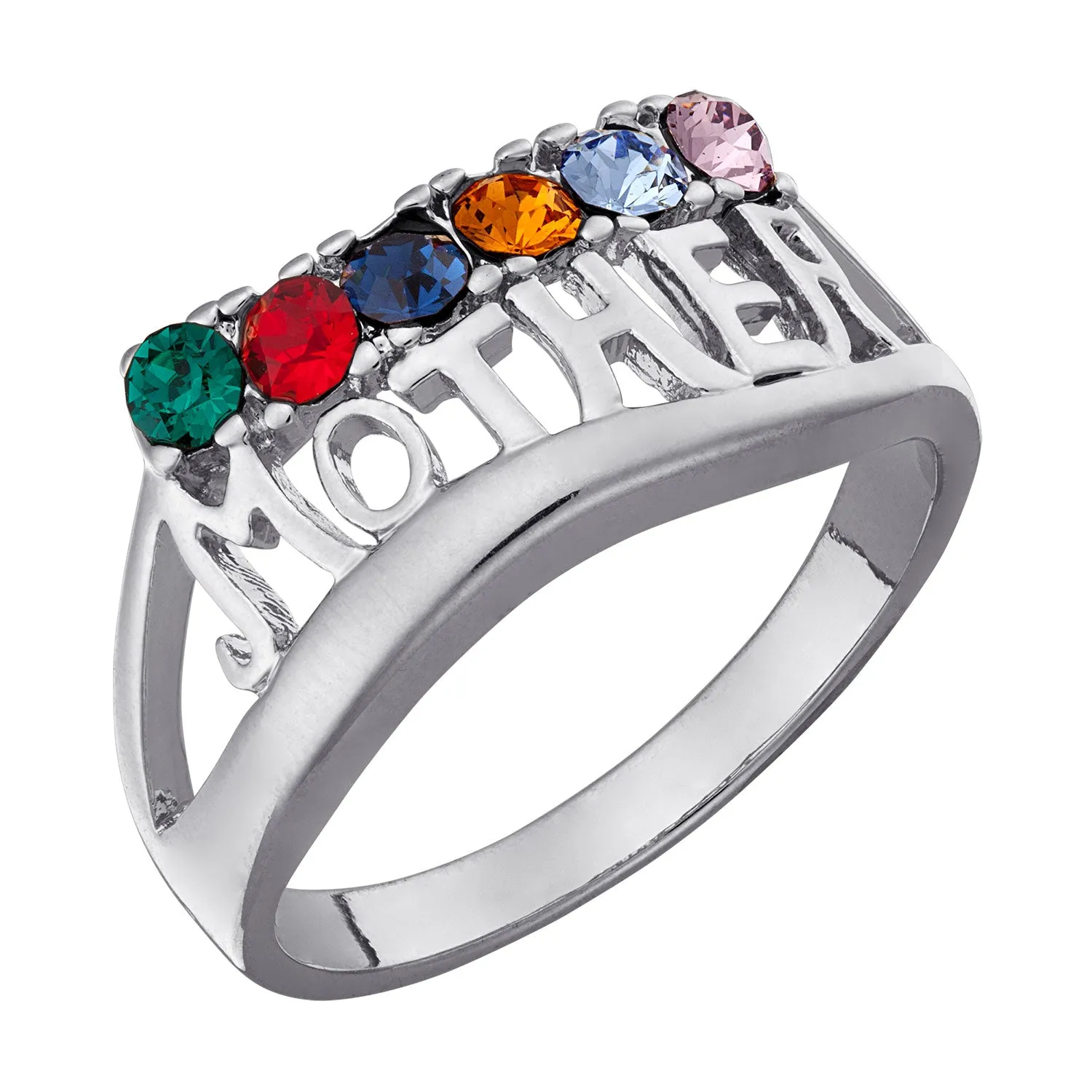 MOTHER Birthstone Ring sold by Limoges Jewelry product image thumbnail 2