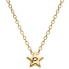 Mini Star Initial Necklaces sold by Limoges Jewelry