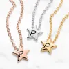 Mini Star Initial Necklaces sold by Limoges Jewelry