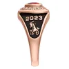 Ladies' Class Ring in Rose Gold Over Celebrium sold by Limoges Jewelry