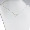 Sterling Silver Name with Tennis Ball Charm Necklace sold by Limoges Jewelry