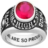Men's CELEBRIUM Traditional Oval Stone Class Ring sold by Limoges Jewelry