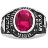 Men's CELEBRIUM Traditional Oval Stone Class Ring sold by Limoges Jewelry