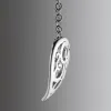 Single Sided 3-D 20x16mm Heart Framed Monogram Pendant sold by Limoges Jewelry