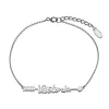 Sterling Silver Script Name Arrow Bracelet sold by Limoges Jewelry