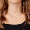 Dainty Name Choker and Initial Earring Set sold by Limoges Jewelry