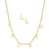 Dainty Name Choker and Initial Earring Set sold by Limoges Jewelry