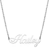 Stainless Steel Fancy Script Name Necklace sold by Limoges Jewelry