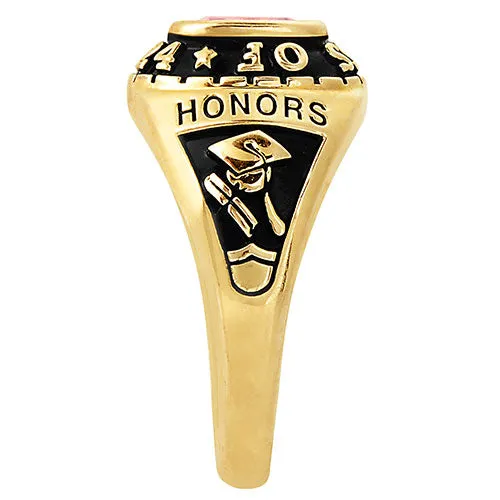 Women's 14K Celebrium Birthstone 2024 Class Ring sold by Limoges Jewelry product image thumbnail 5