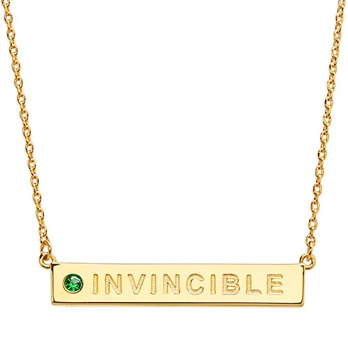 INVINCIBLE Birthstone Empowerment Necklace sold by Limoges Jewelry product image thumbnail 3