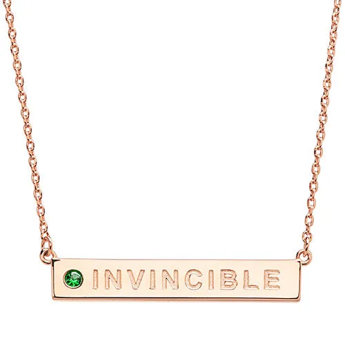 INVINCIBLE Birthstone Empowerment Necklace sold by Limoges Jewelry product image thumbnail 4